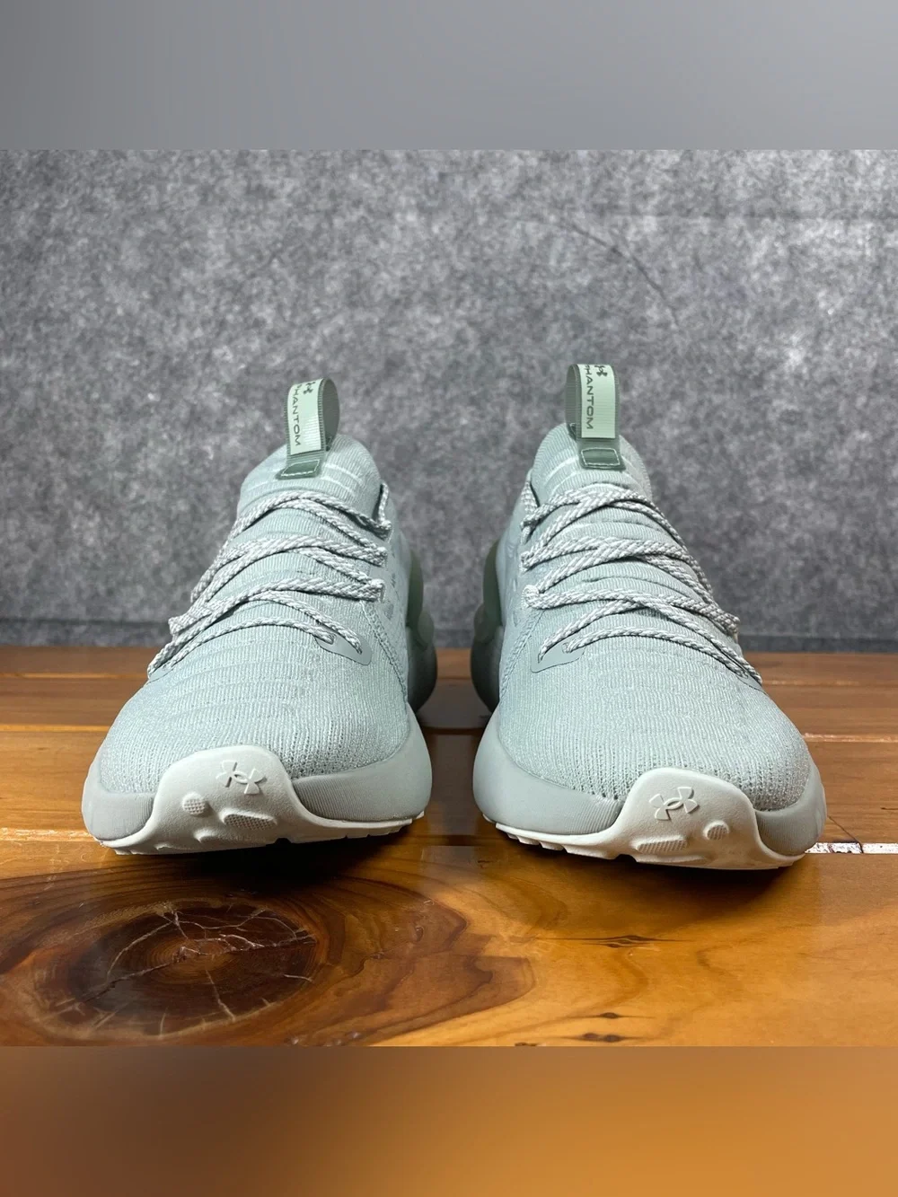 Under Armour HOVR Phantom 3 Mens Size 8.5 Opal Green Running Shoes 3025516-304